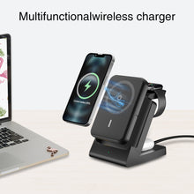 Load image into Gallery viewer, 3 in 1 Wireless Charging Station and 5000mah Magnetic Power Bank
